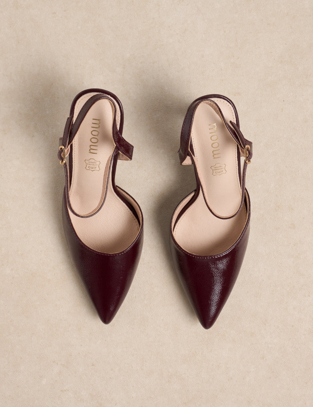 Slingback Lux Bordeaux
