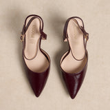 Slingback Lux Bordeaux