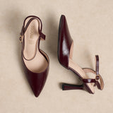 Slingback Lux Bordeaux