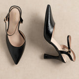 Slingback Lux Noir