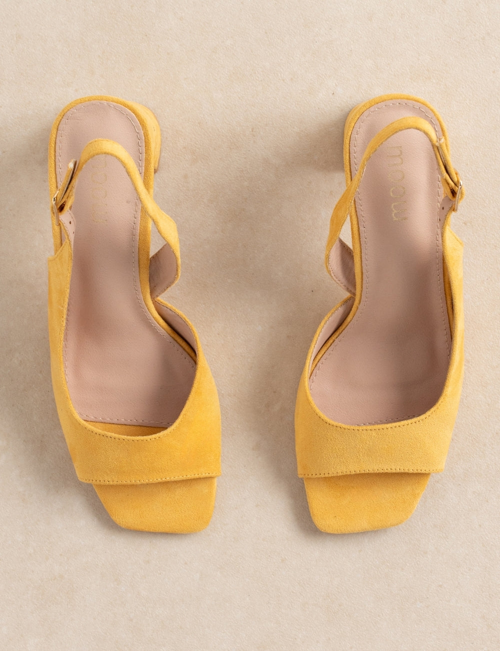 Slingback Maya Jaune moutarde