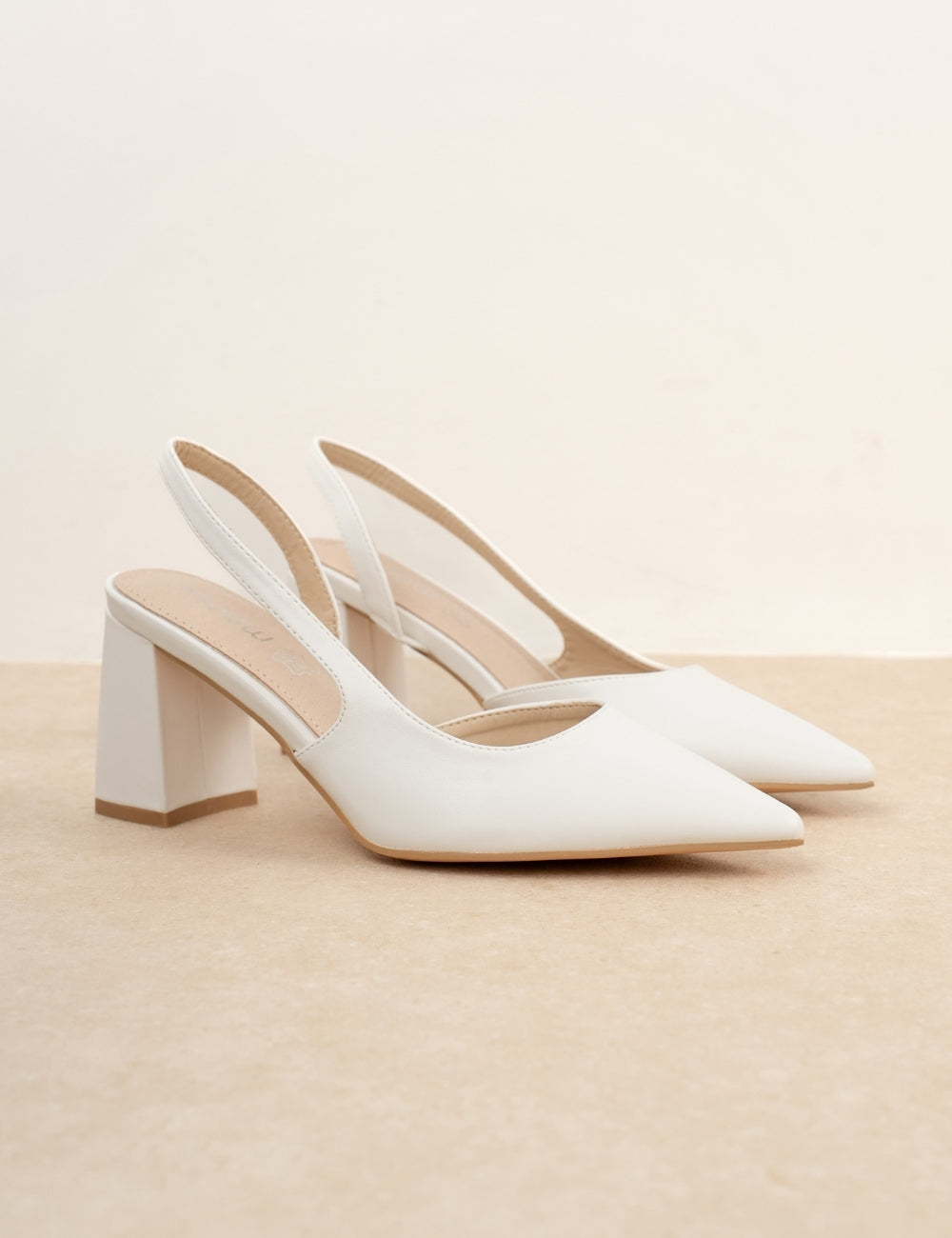 Slingback Mila Blanc