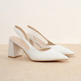 Slingback Mila Blanc