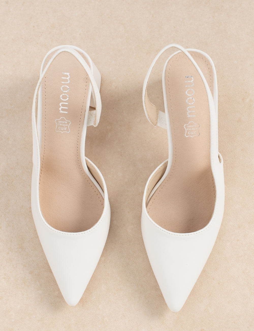 Slingback Mila Blanc