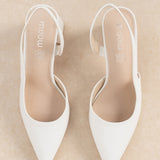 Slingback Mila Blanc