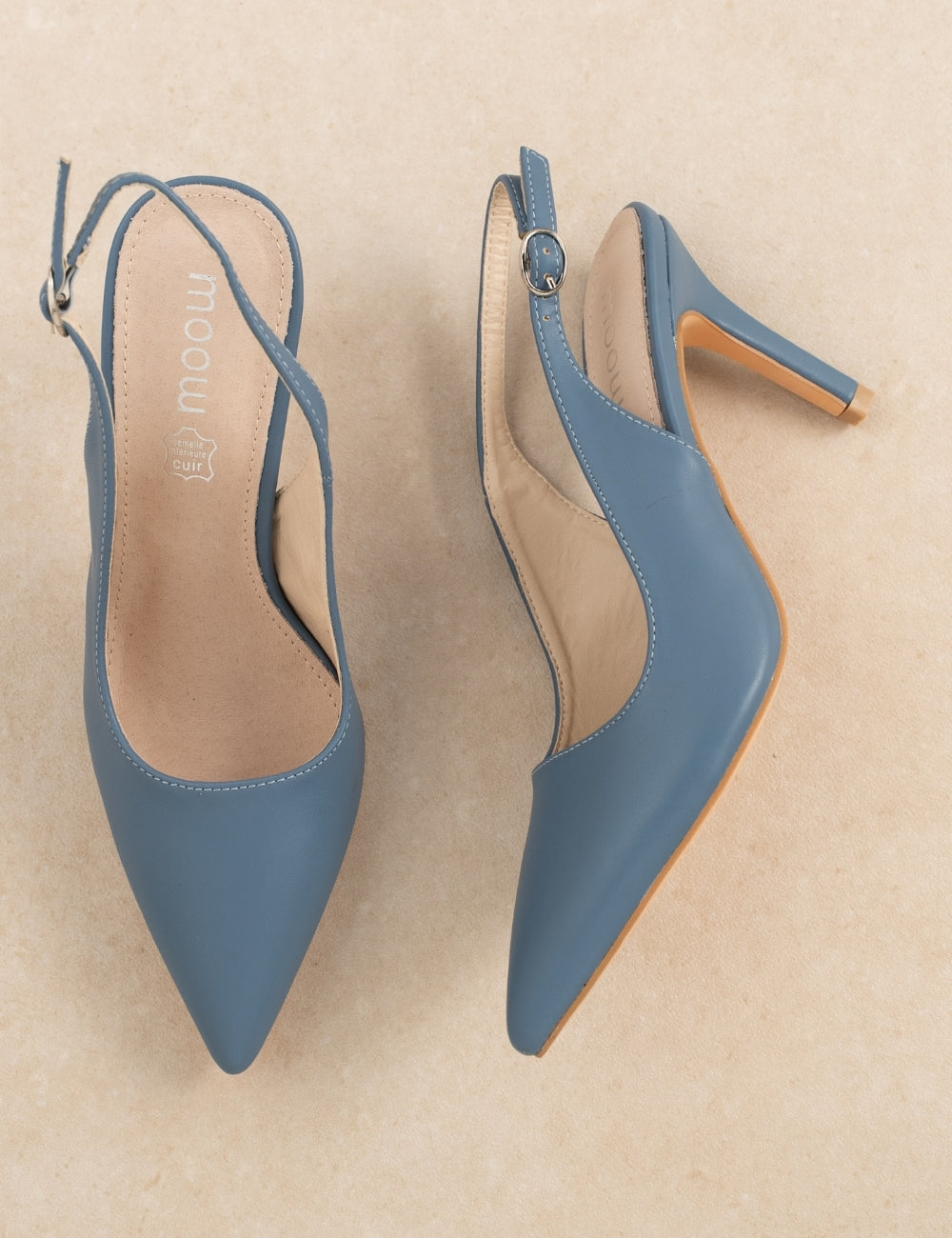 Slingback Nina Bleu jean
