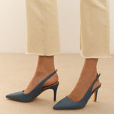 Slingback Nina Bleu jean