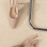 Slingback Nina Rose poudré
