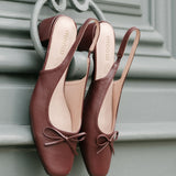 Slingback Zoé Bordeaux
