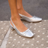 Slingback Zoé Argent