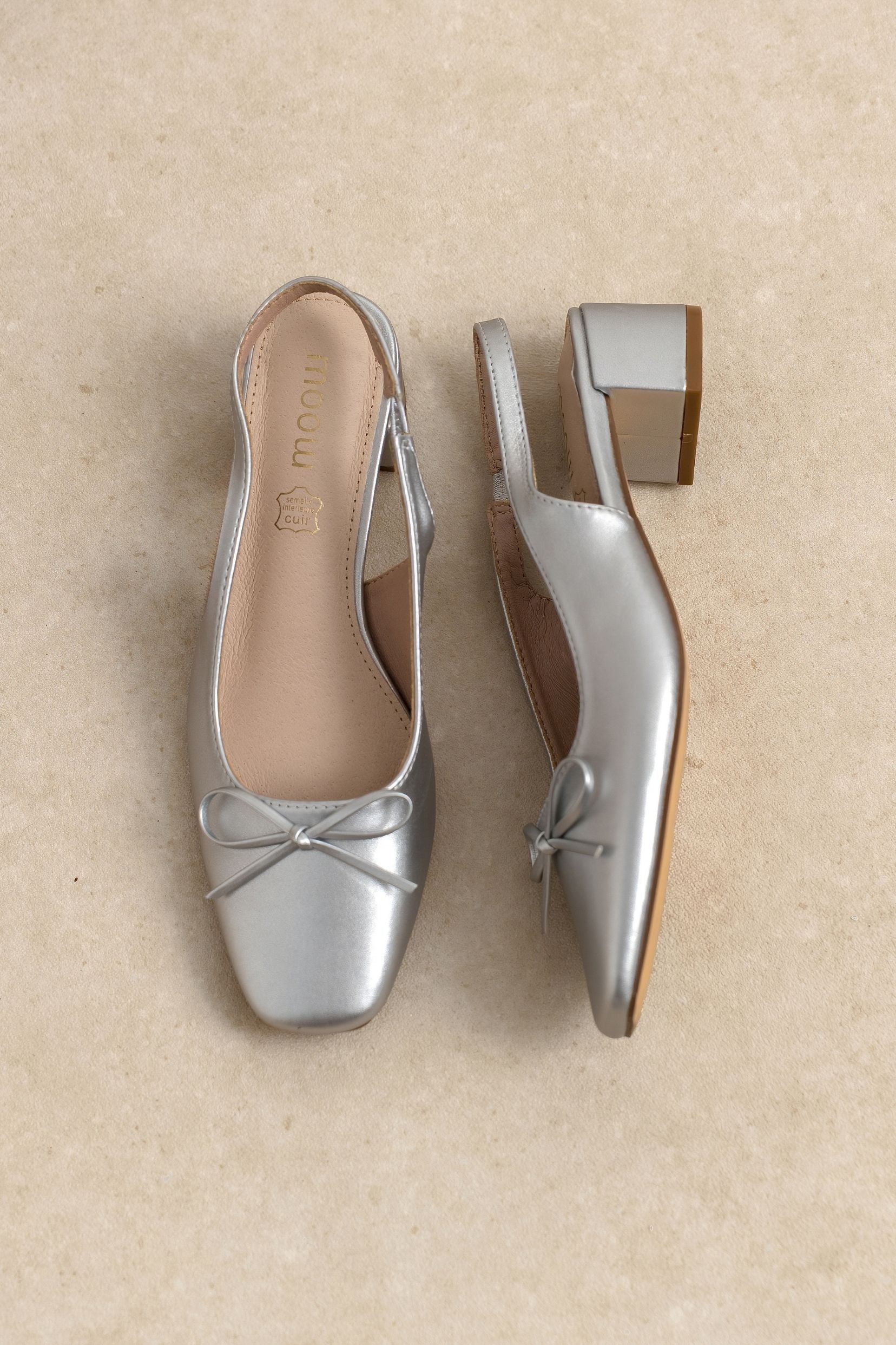 Slingback Zoé Argent