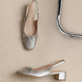 Slingback Zoé Argent
