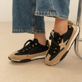Sneaker Kleo Noir léopard