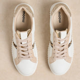 Sneaker Moxy Beige léopard