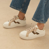 Sneaker Moxy Beige léopard