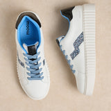 Sneaker Moxy Blanc bleu