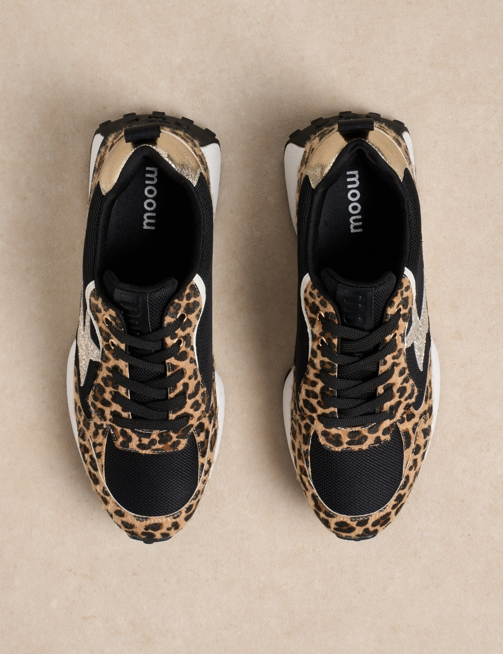 Sneaker Niko Noir léopard