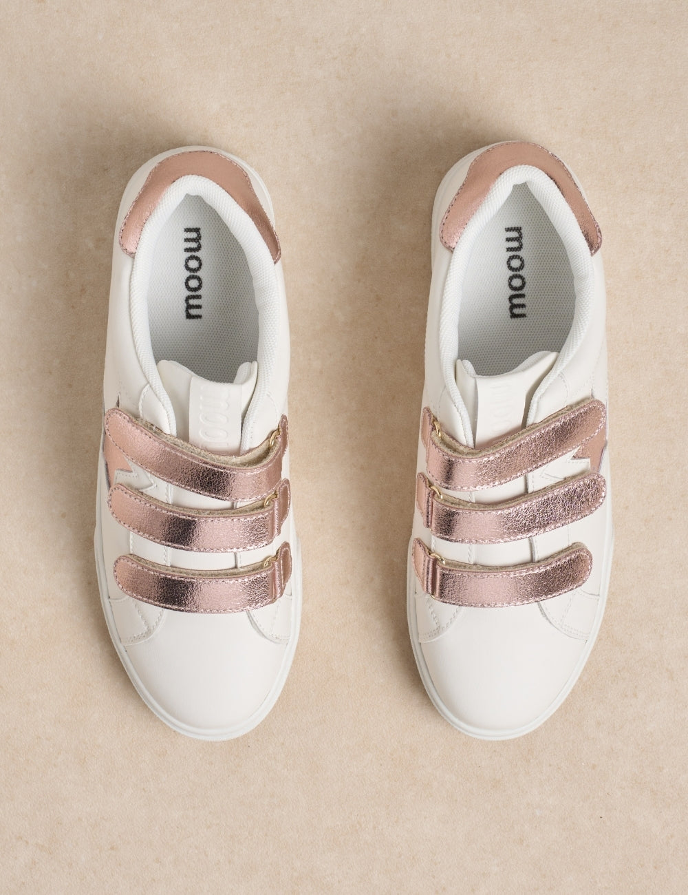 Sneaker Tara Blanc rose gold