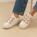 Sneaker Tara Blanc rose gold